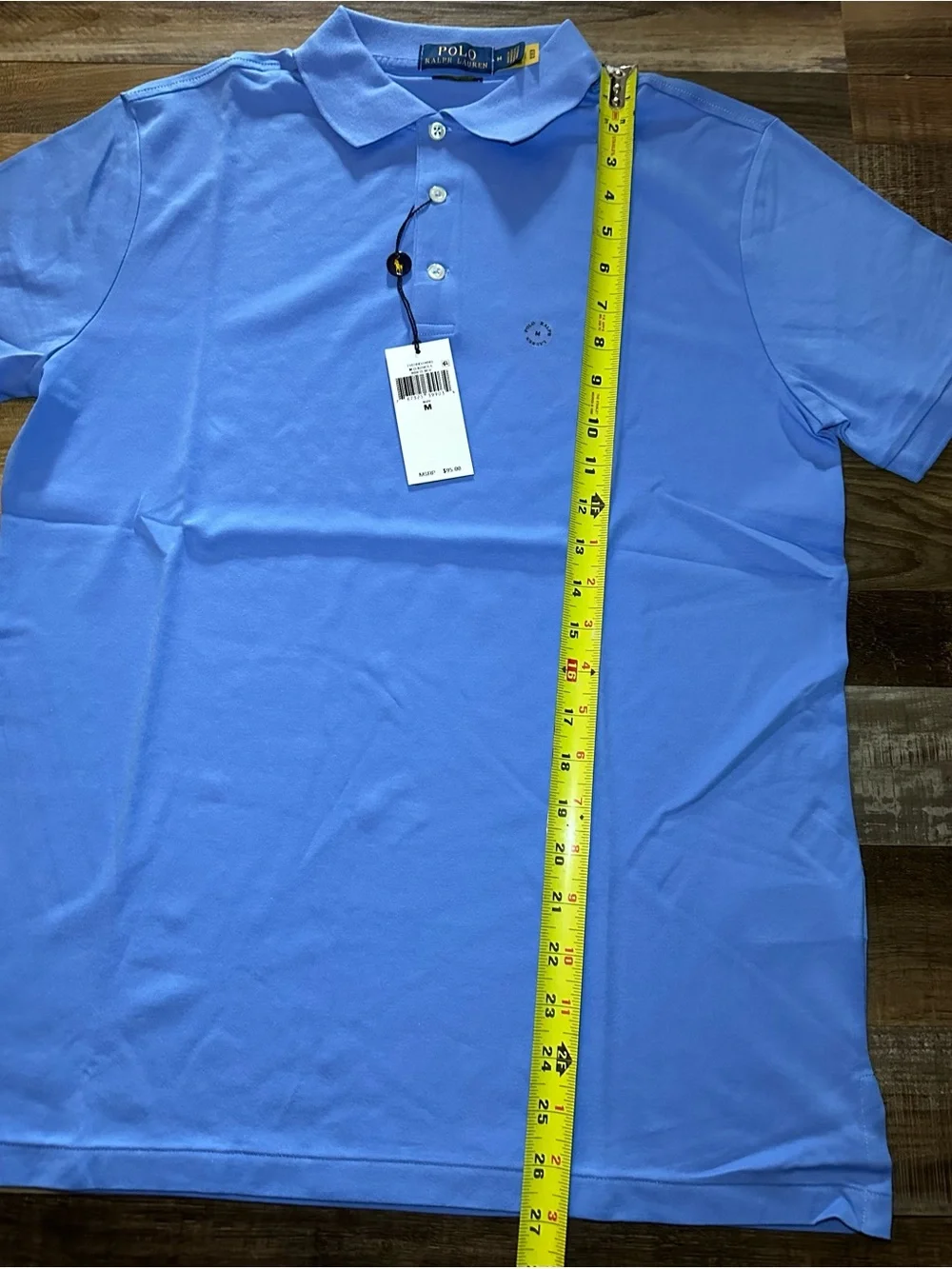Ralph Lauren Men's Polo in Sky Blue with Embroidered Pony